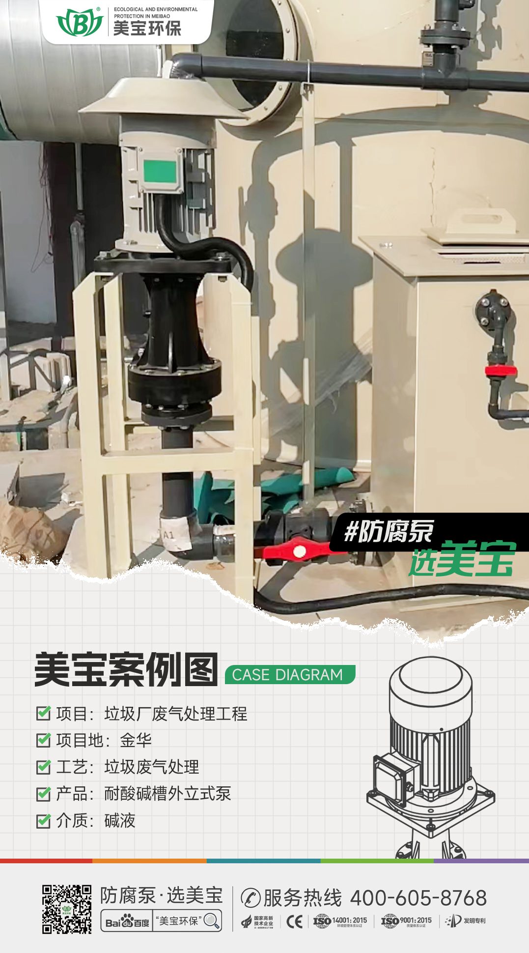 垃圾廠廢氣塔堿液噴淋用什么泵？