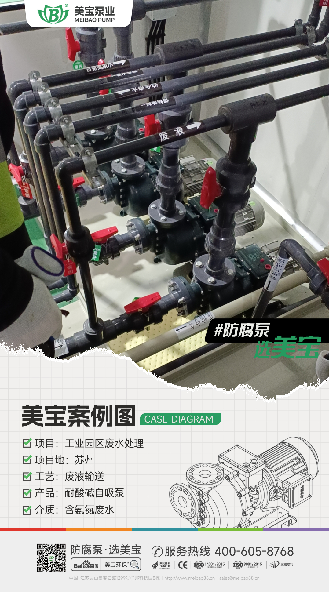 工業(yè)園區(qū)含氨氮廢水輸送用什么泵？